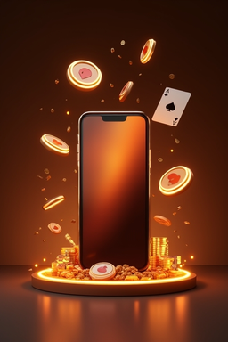 Smartphone showing Bombastic Casino app