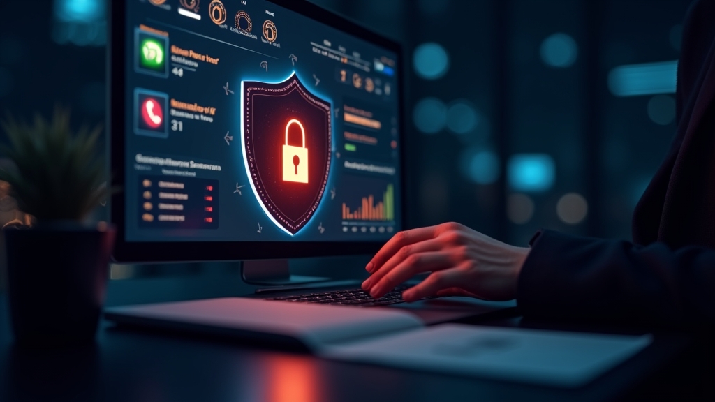 A casino security scene with password protection, a lock icon, and two-factor authentication